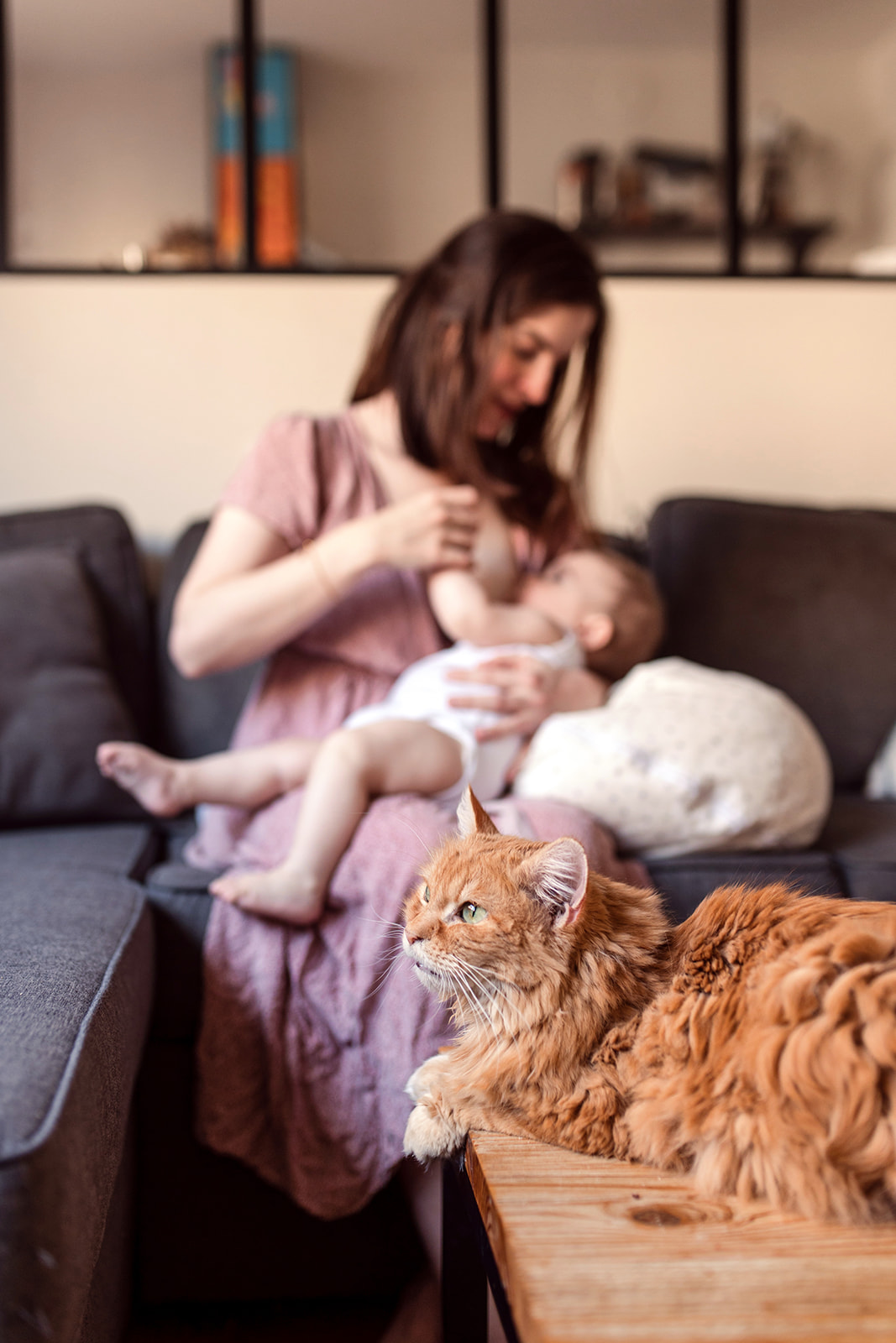 breastfeeding mother and baby