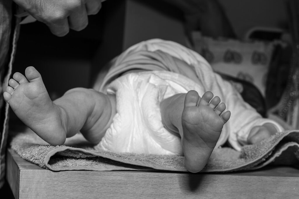 petits pieds de bébé