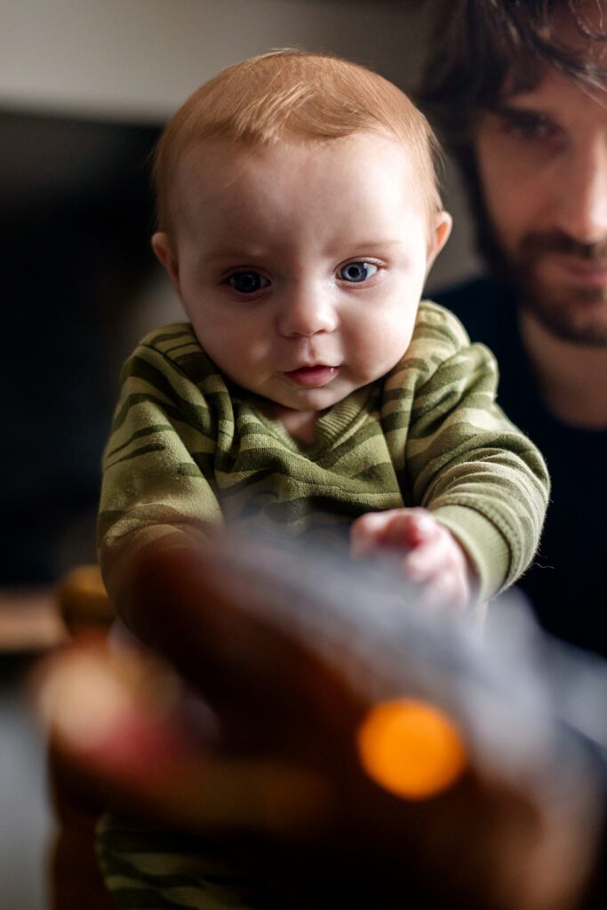 a baby portrait taken during a Dublin family photoshoot