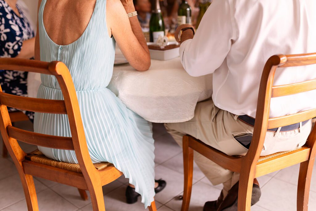 grandparents sitting at a family meal