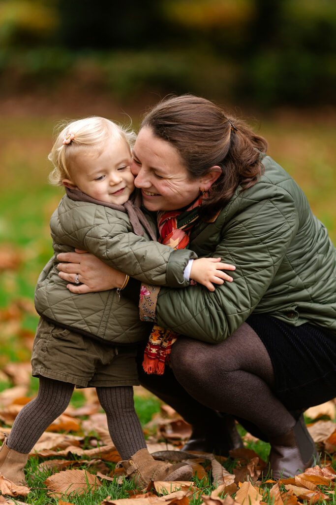mother and toddler playing at the park in Dublin