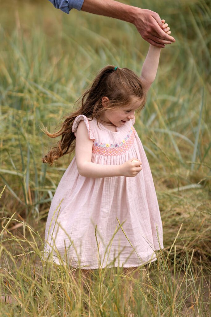 little girl posing for Stress-free family photography Dublin