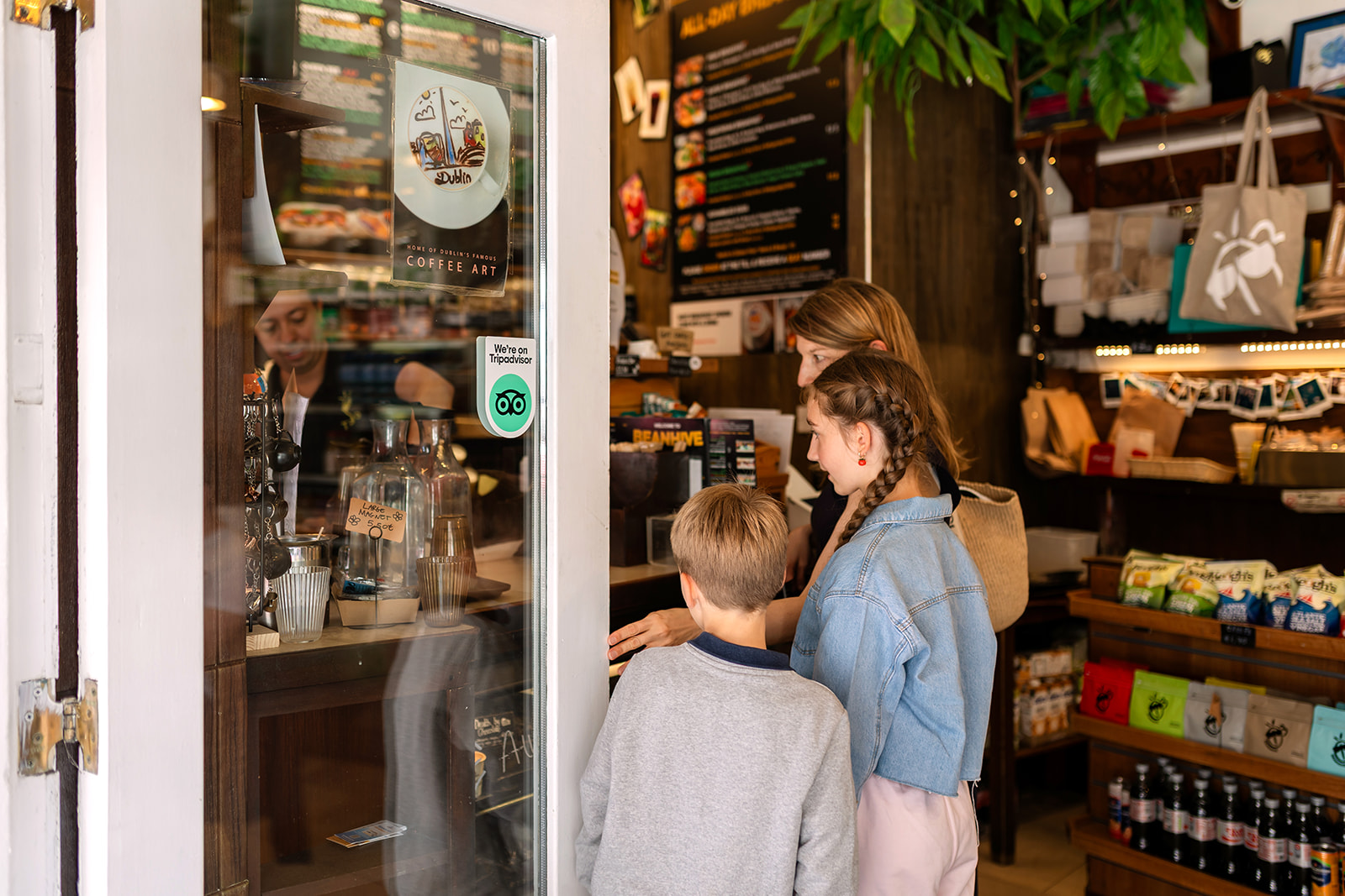 family having a documentary photoshoot in Dublin