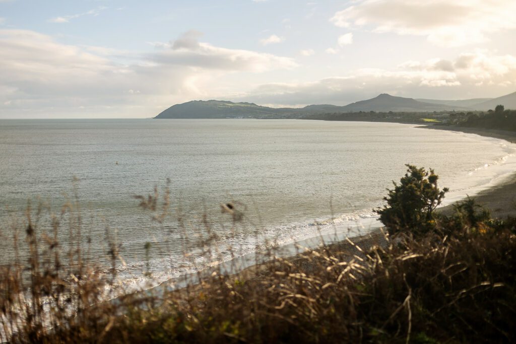 what to do in Dublin after a photoshoot view of the Dublin coast from the DART to Bray